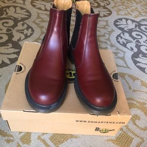 Dr. Martens Red Chelsea Boot